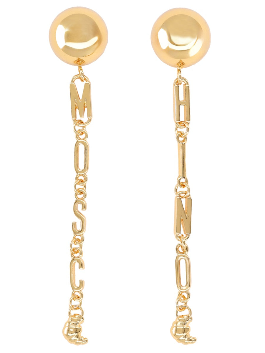 Moschino Women Logo Earrings MOSCHINO