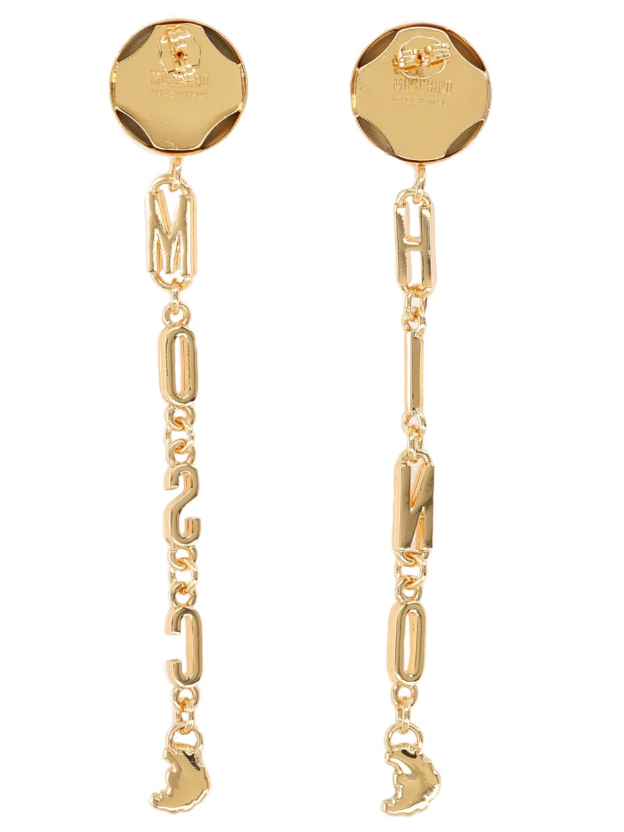 Moschino Women Logo Earrings MOSCHINO