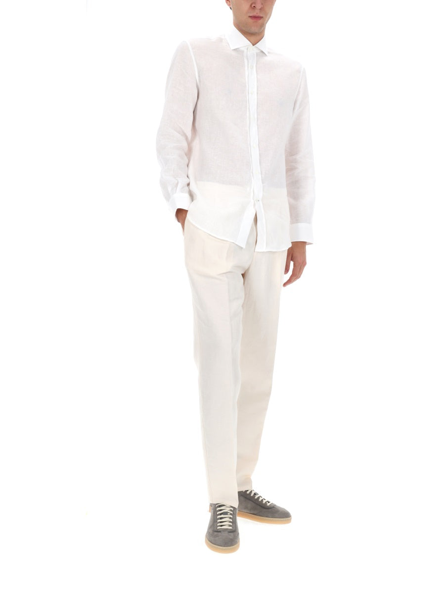 Brunello Cucinelli Men Linen Pants BRUNELLO CUCINELLI