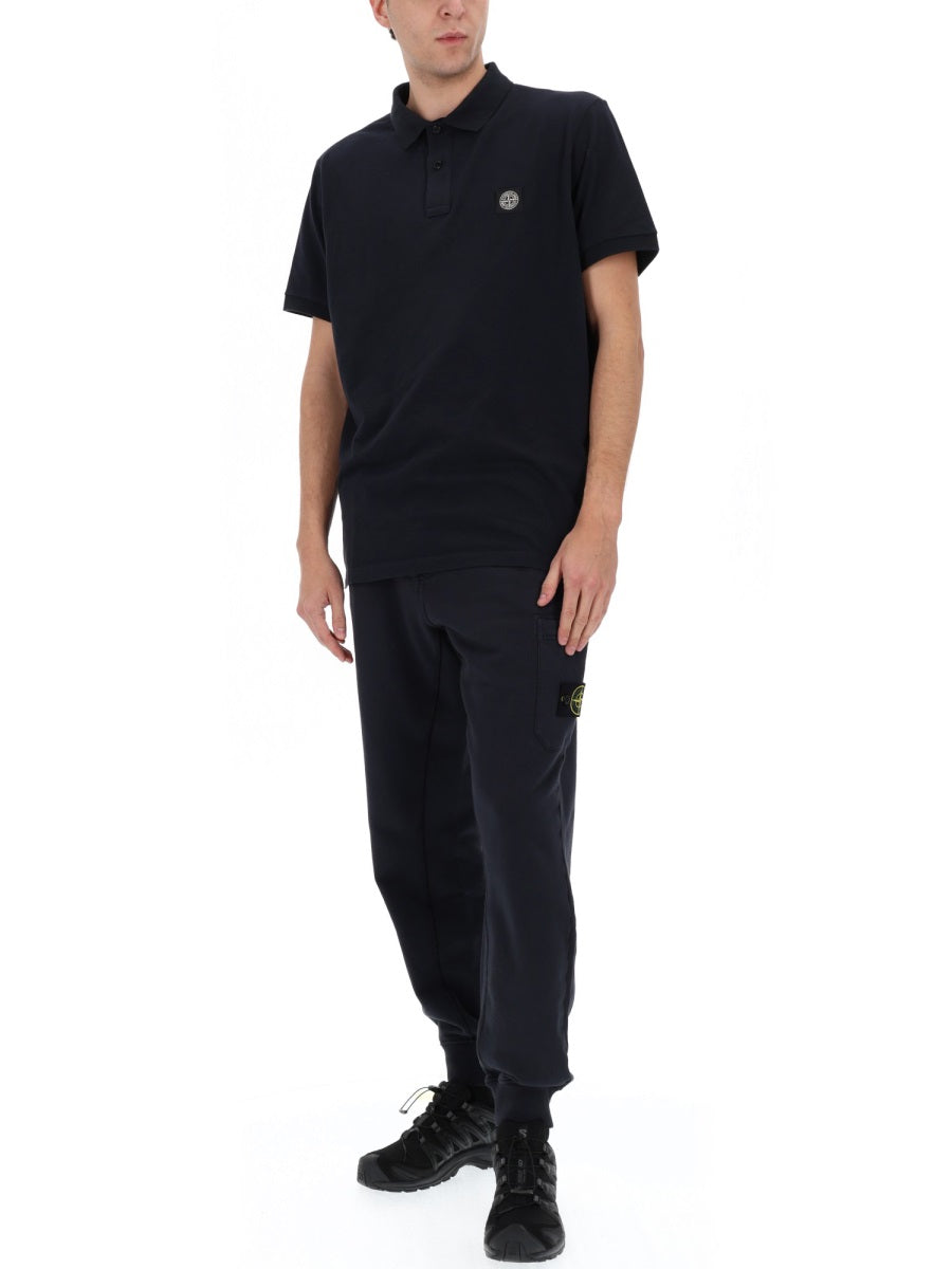 Stone Island Men Polo With Logo STONE ISLAND