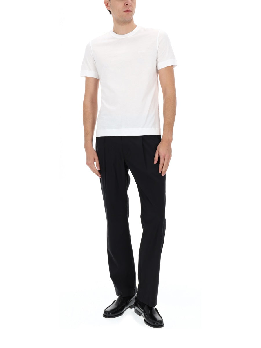 Herno Men Wool Blend Tailored Pants