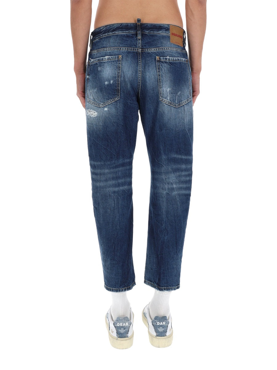 Dsquared Men Jeans With "Destroyed" Details DSQUARED2
