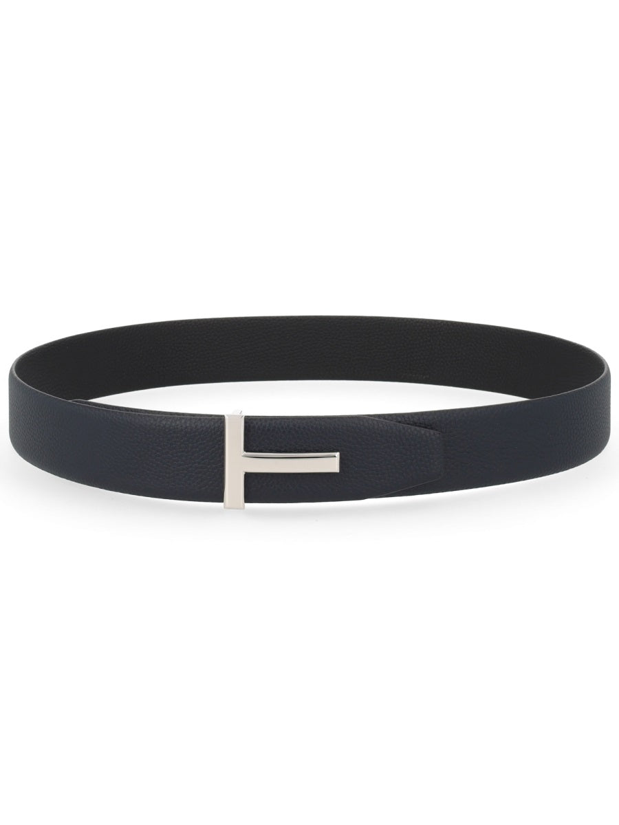 Tom Ford Men Cintura Con Fibbia "T" TOM FORD