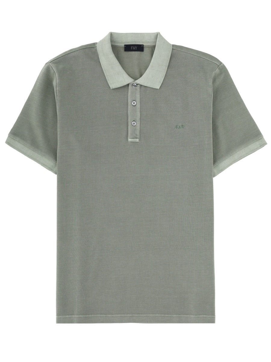 Fay Men Polo With Logo FAY