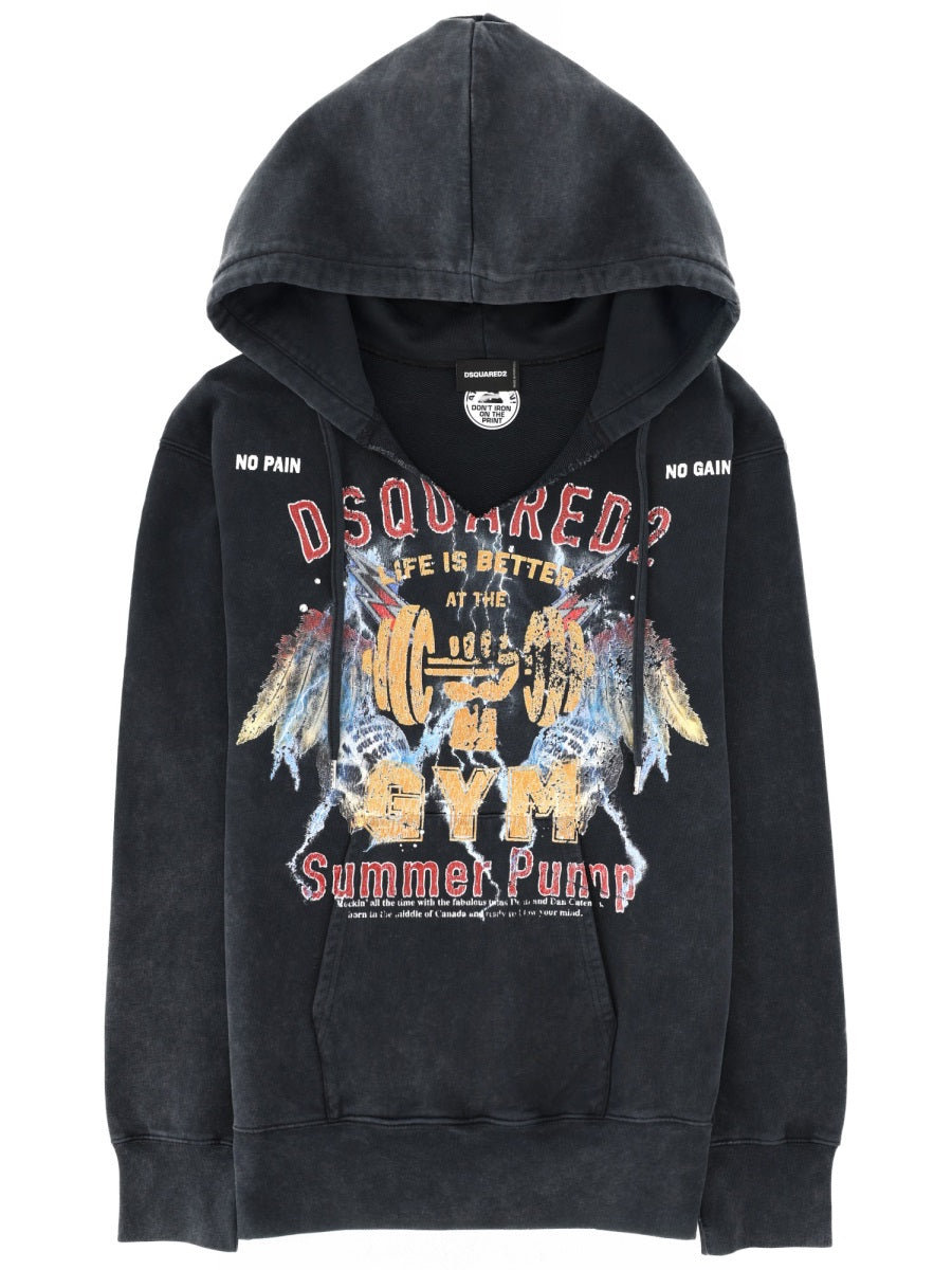 Dsquared Men Sweatshirt With Print DSQUARED2