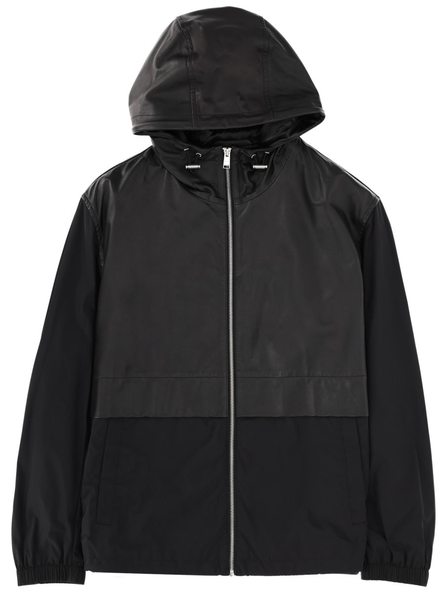 Boss Men Leather Blend Jacket BOSS