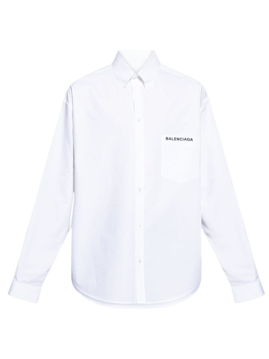 Balenciaga Men Shirt With Logo BALENCIAGA
