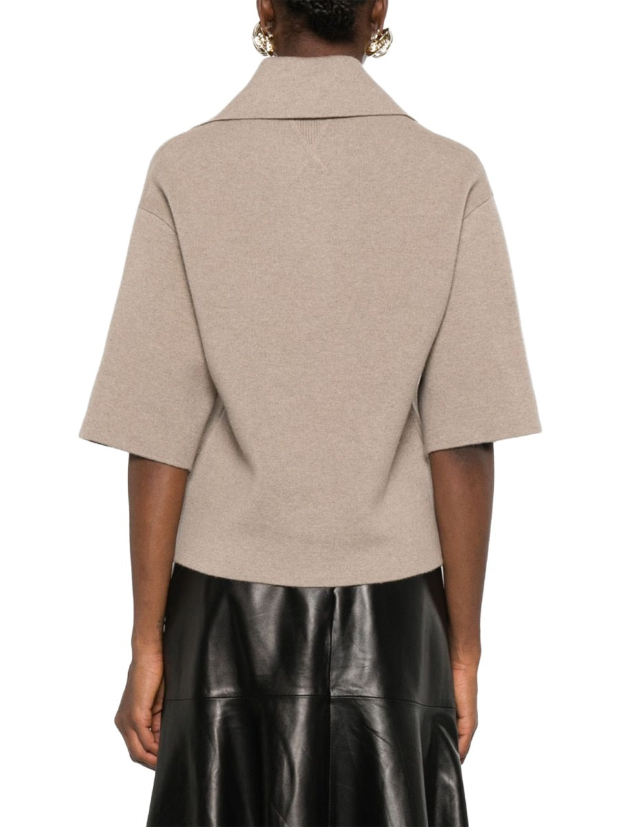 Bottega Veneta Women Cashmere Polo Shirt BOTTEGA VENETA