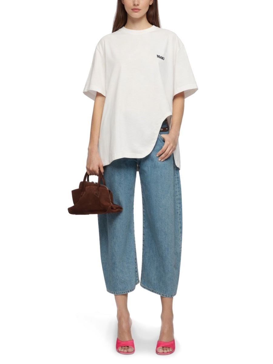 The Attico Women T-Shirt With Logo THE ATTICO