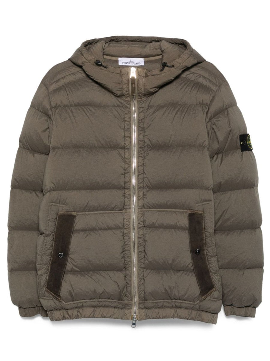 Stone Island Men Padded Down Jacket With Hood STONE ISLAND