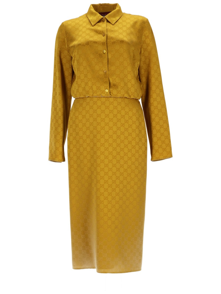 Gucci Women Midi Dress With Shirt GUCCI