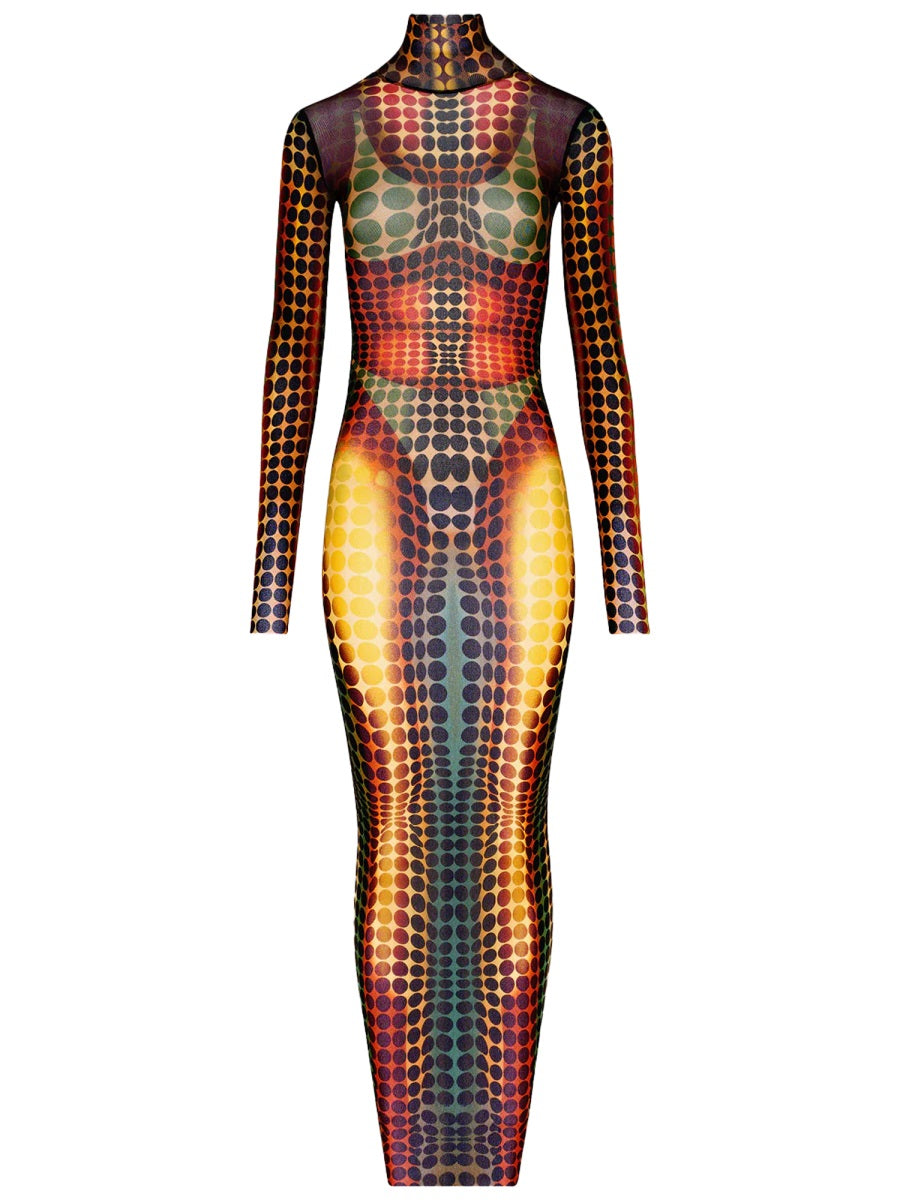 Jean Paul Gaultier Women Long Dress With Print JEAN PAUL GAULTIER