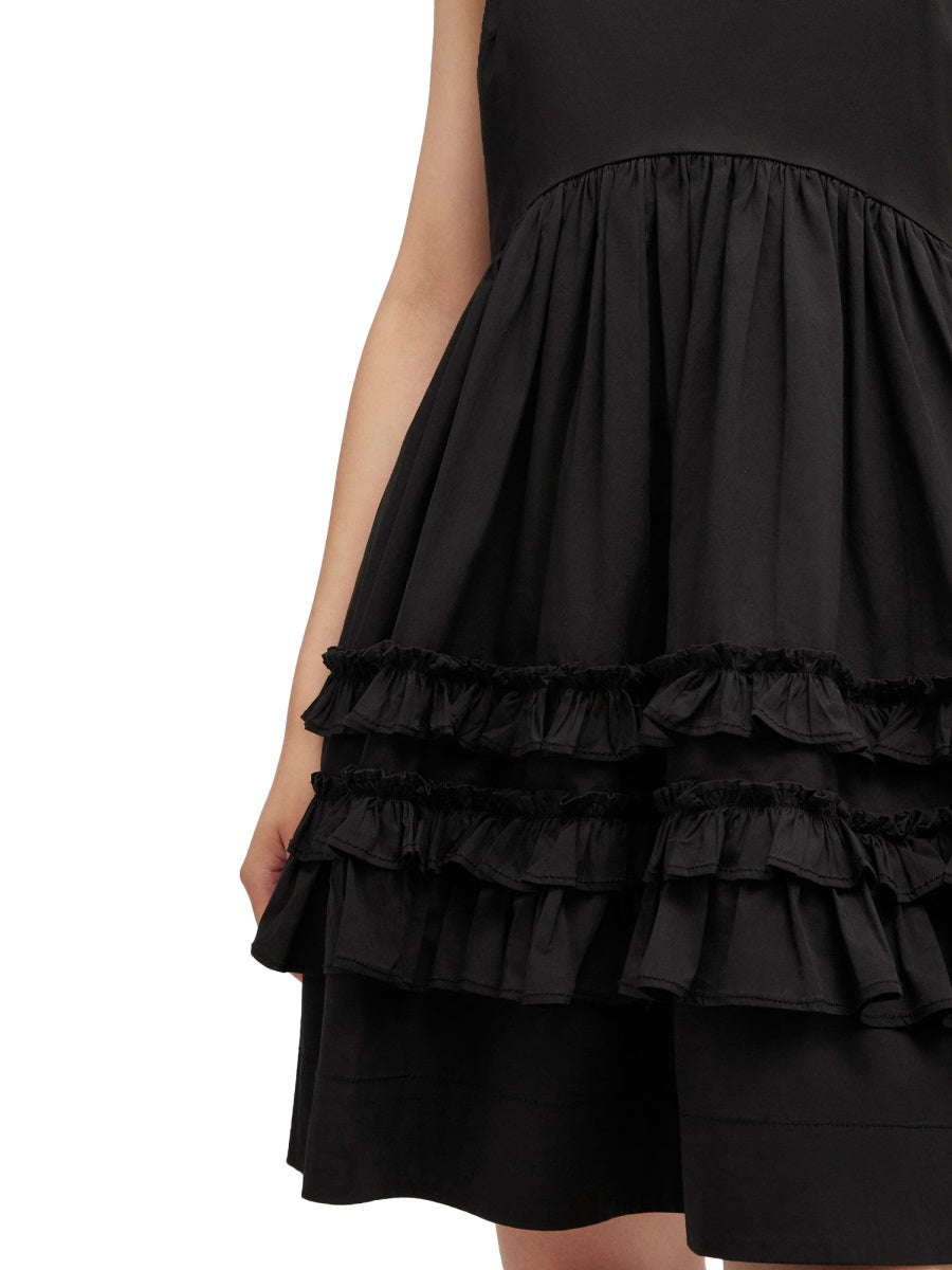 Ganni Women Cotton Mini Dress GANNI