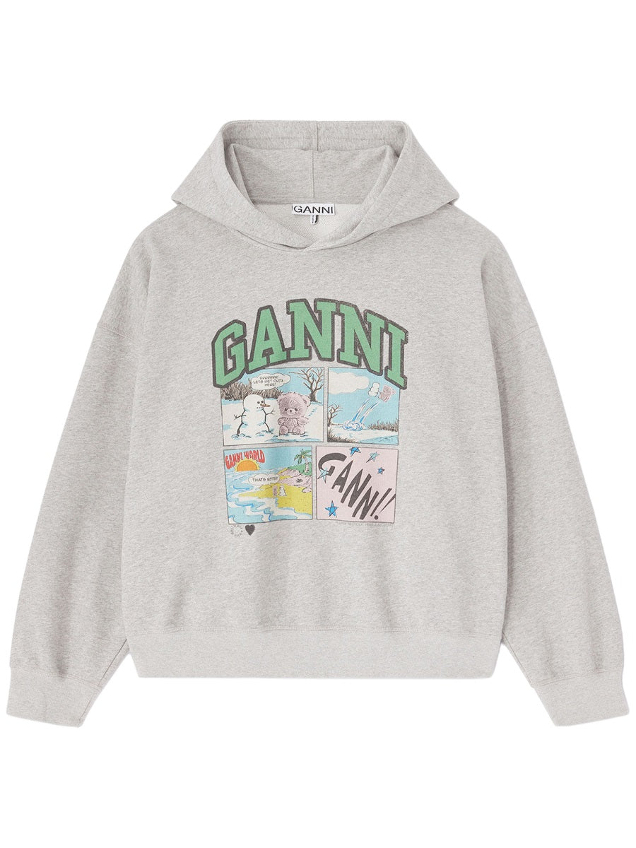 Ganni Women Sweatshirt With Logo GANNI