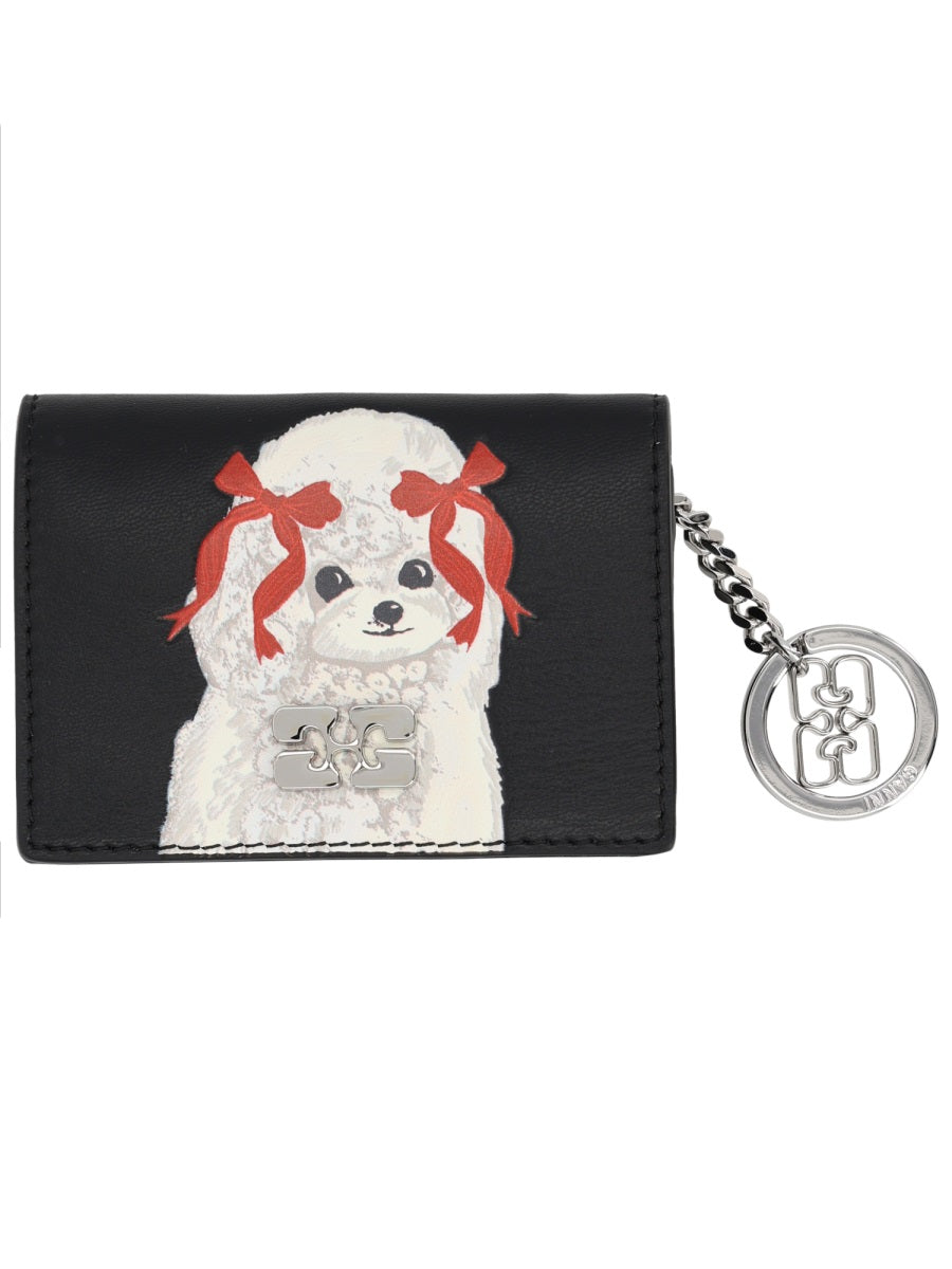 Ganni Women "Flap Puddle" Card Holder GANNI