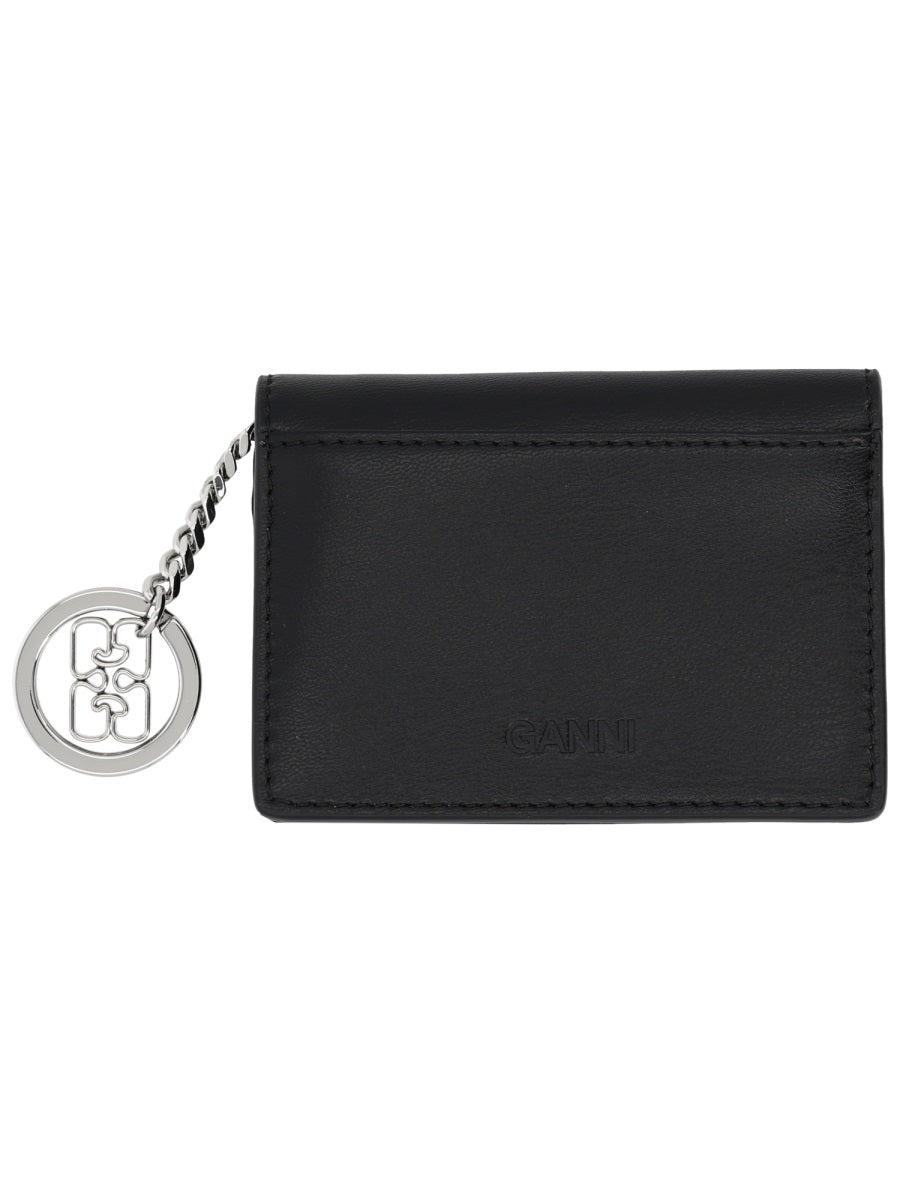 Ganni Women "Flap Puddle" Card Holder GANNI