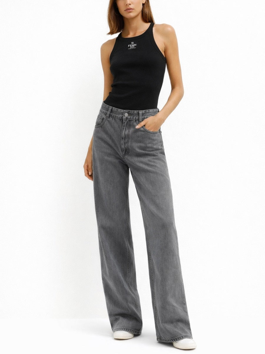 Fendi Women Top With Embroidered Logo FENDI