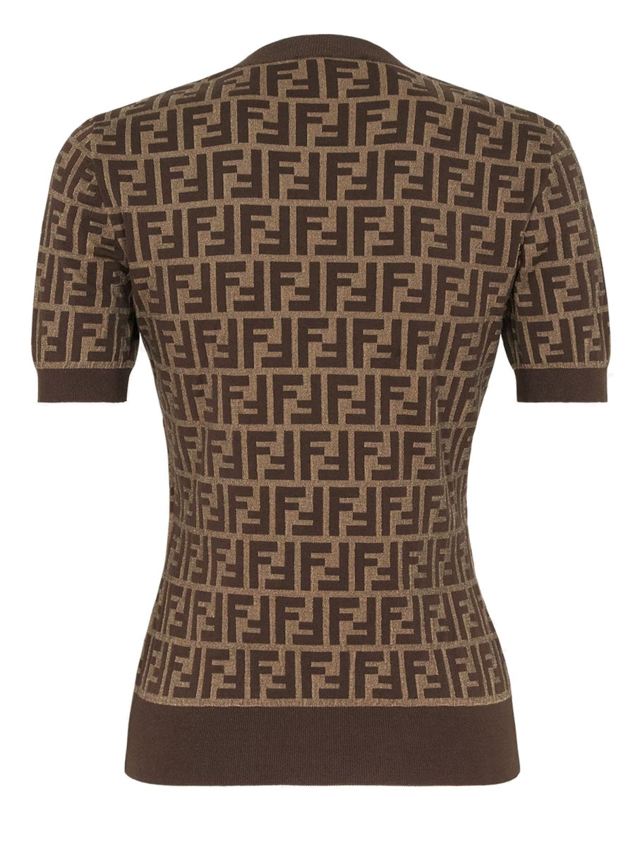 Fendi Women Ff Cotton Jersey FENDI