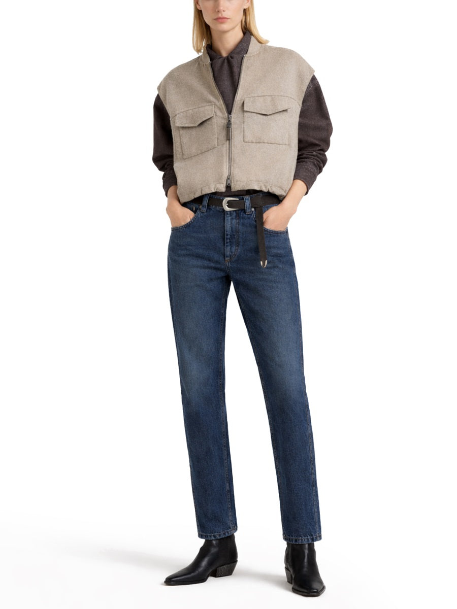 Brunello Cucinelli Women "Straight" Jeans BRUNELLO CUCINELLI