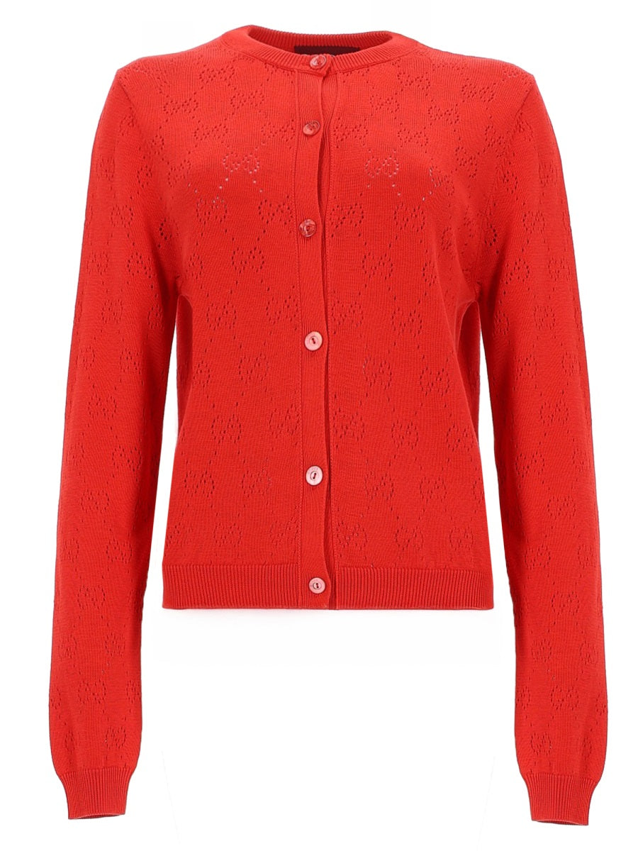 Gucci Women Silk And Cotton Cardigan GUCCI