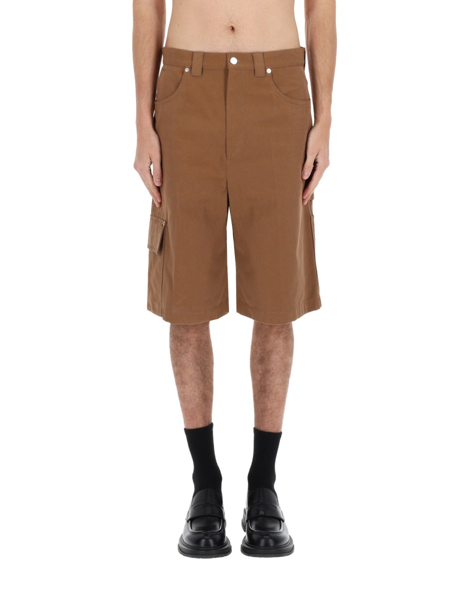 Gucci Men Shorts With Gg Details GUCCI