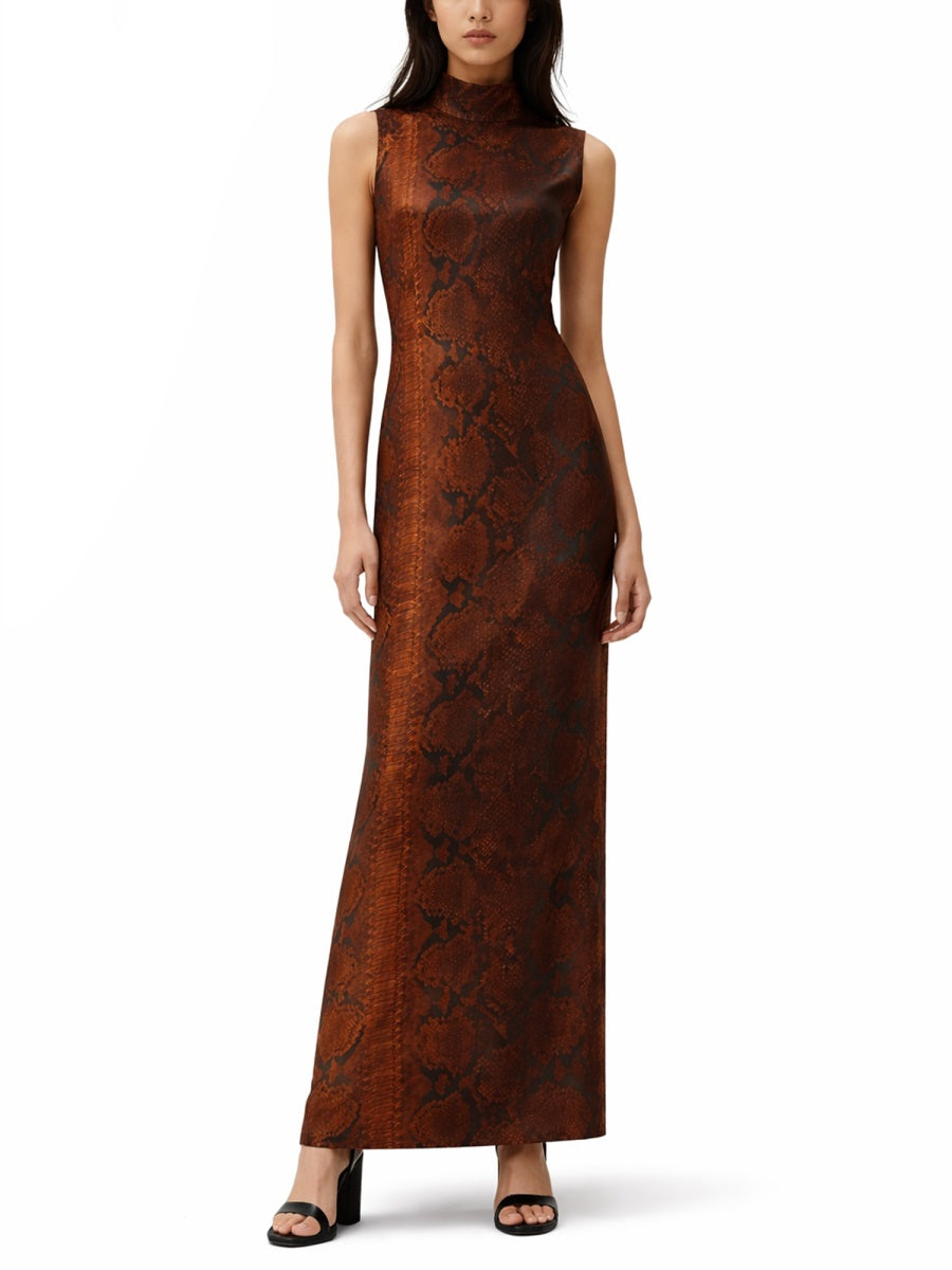 Jean Paul Gaultier Women Python Print Long Dress JEAN PAUL GAULTIER