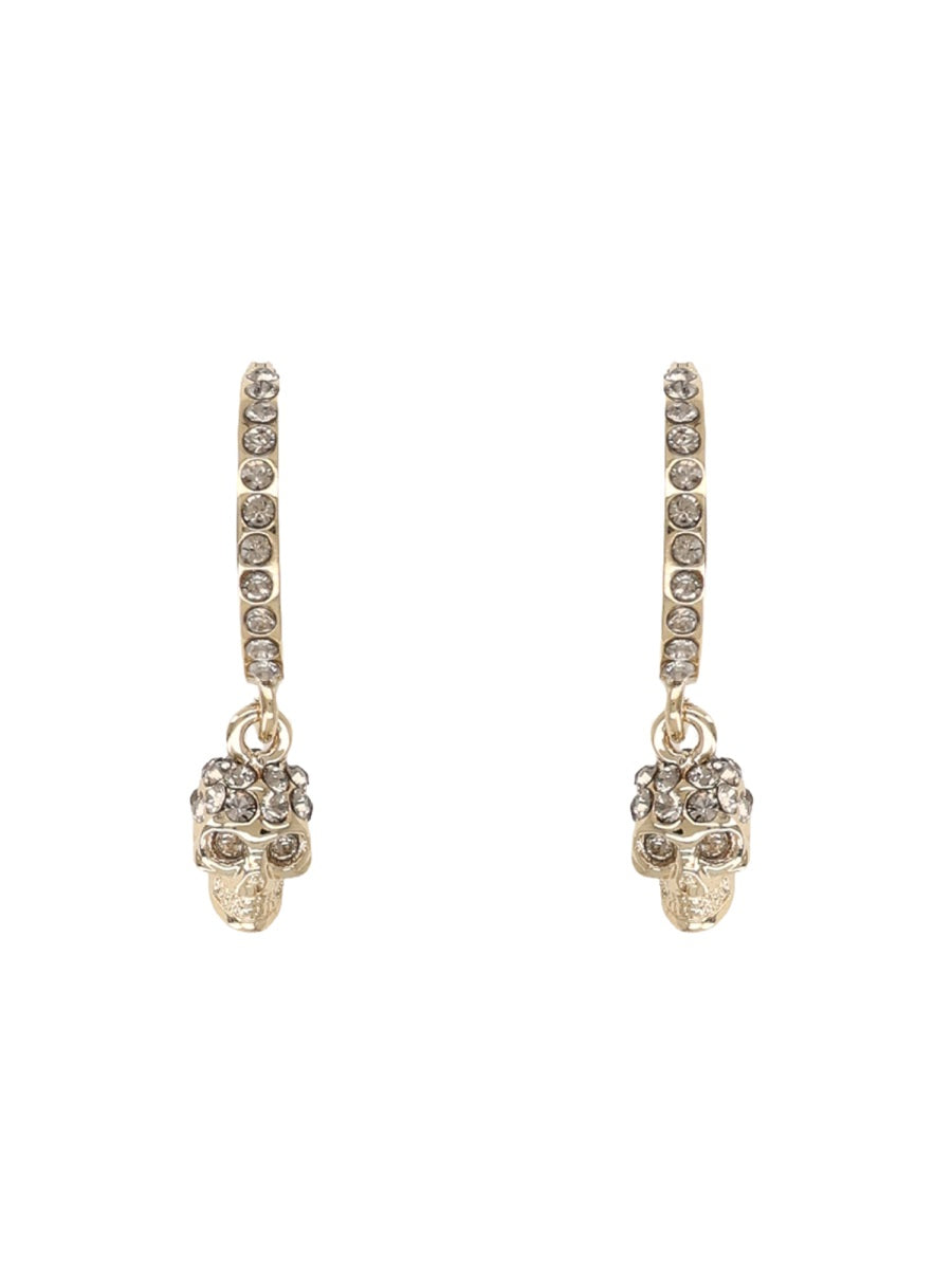 Alexander Mcqueen Women Orecchini A Cerchio "Skull" ALEXANDER MCQUEEN