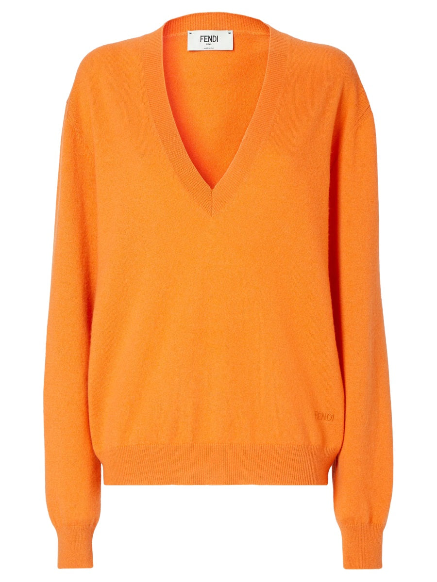 Fendi Women V-Neck Sweater FENDI