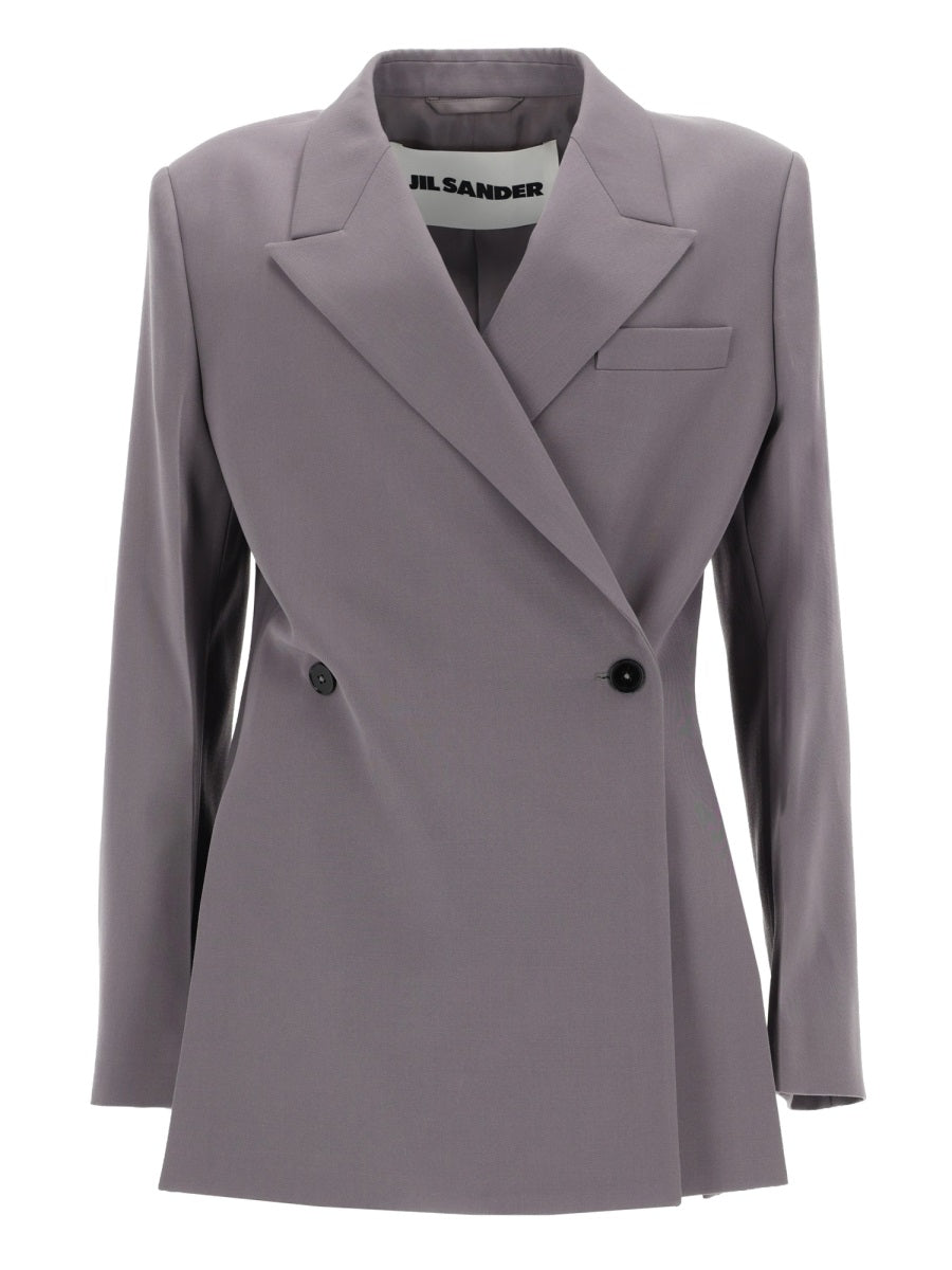 Jil Sander Women Double-Breasted Wool Jacket JIL SANDER