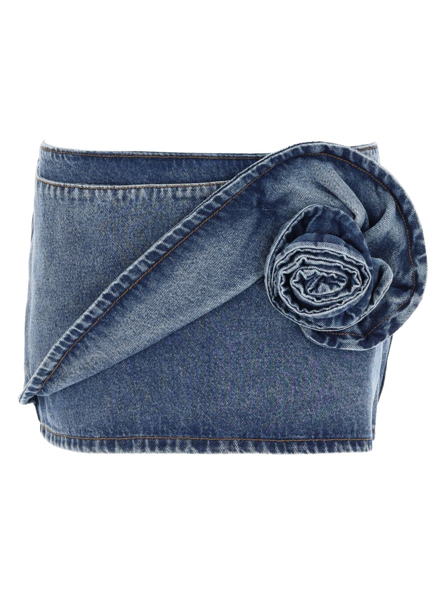 Magda Butrym Women Denim Miniskirt MAGDA BUTRYM
