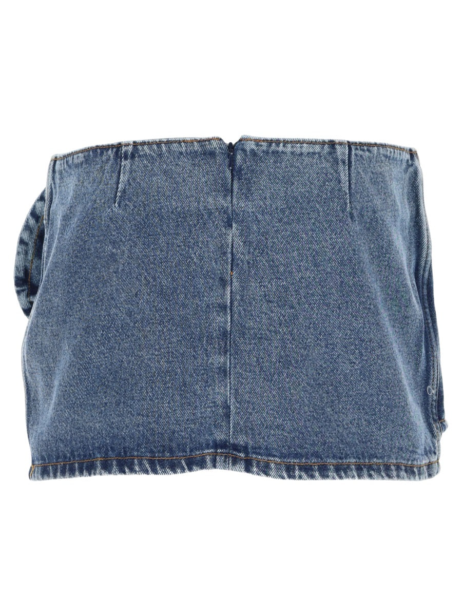 Magda Butrym Women Denim Miniskirt MAGDA BUTRYM