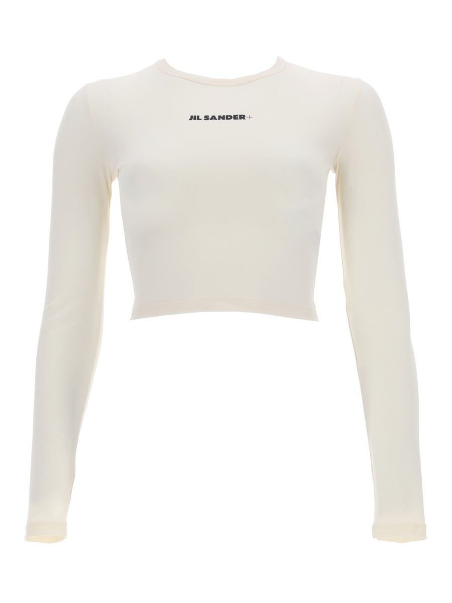 Jil Sander Women Cropped Top With Logo JIL SANDER