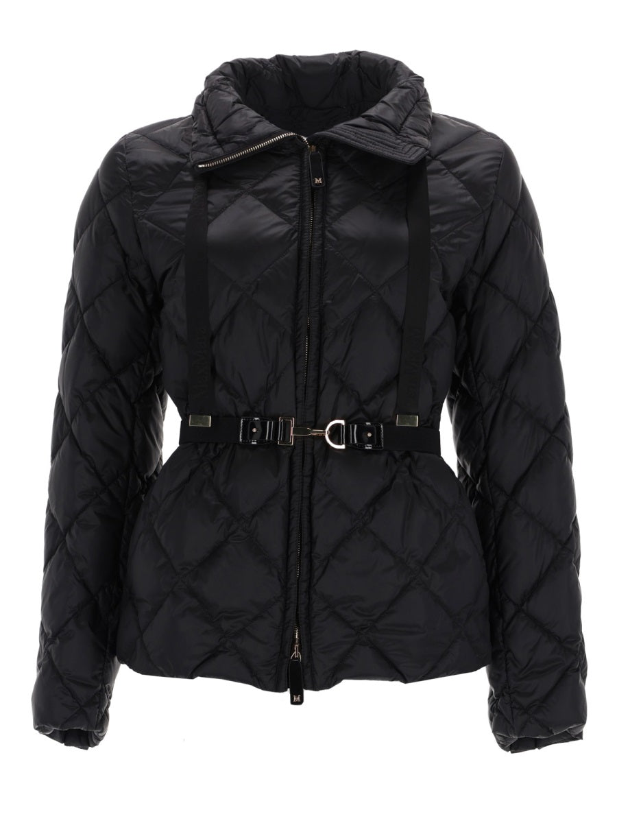 S Max Mara Women Quilted Jacket With Belt S MAX MARA