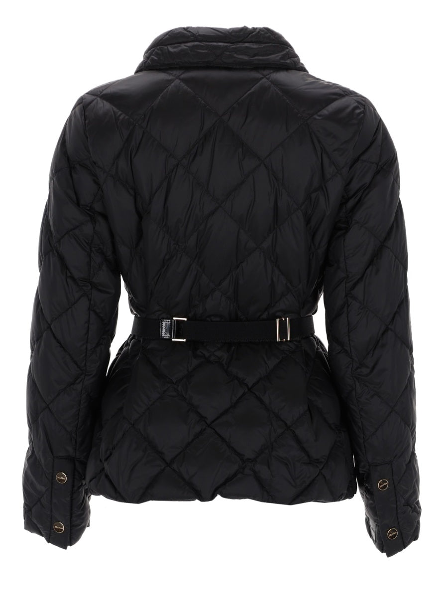S Max Mara Women Quilted Jacket With Belt S MAX MARA