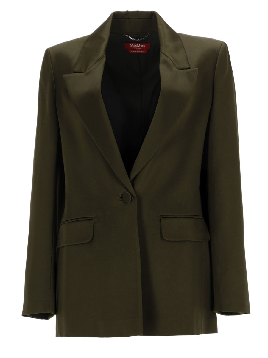 Max Mara Studio Women Blazer In Envers Satin MAX MARA STUDIO