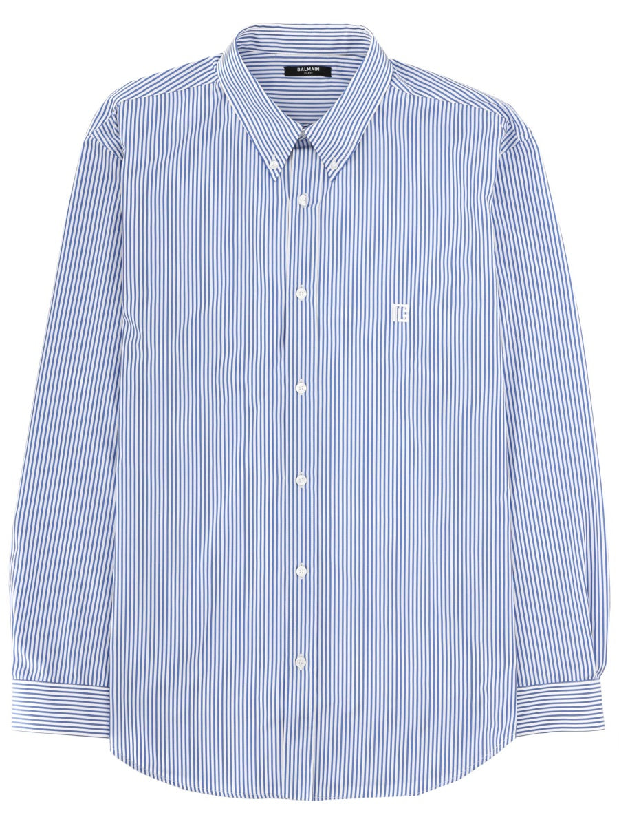 Balmain Men Shirt With Logo BALMAIN