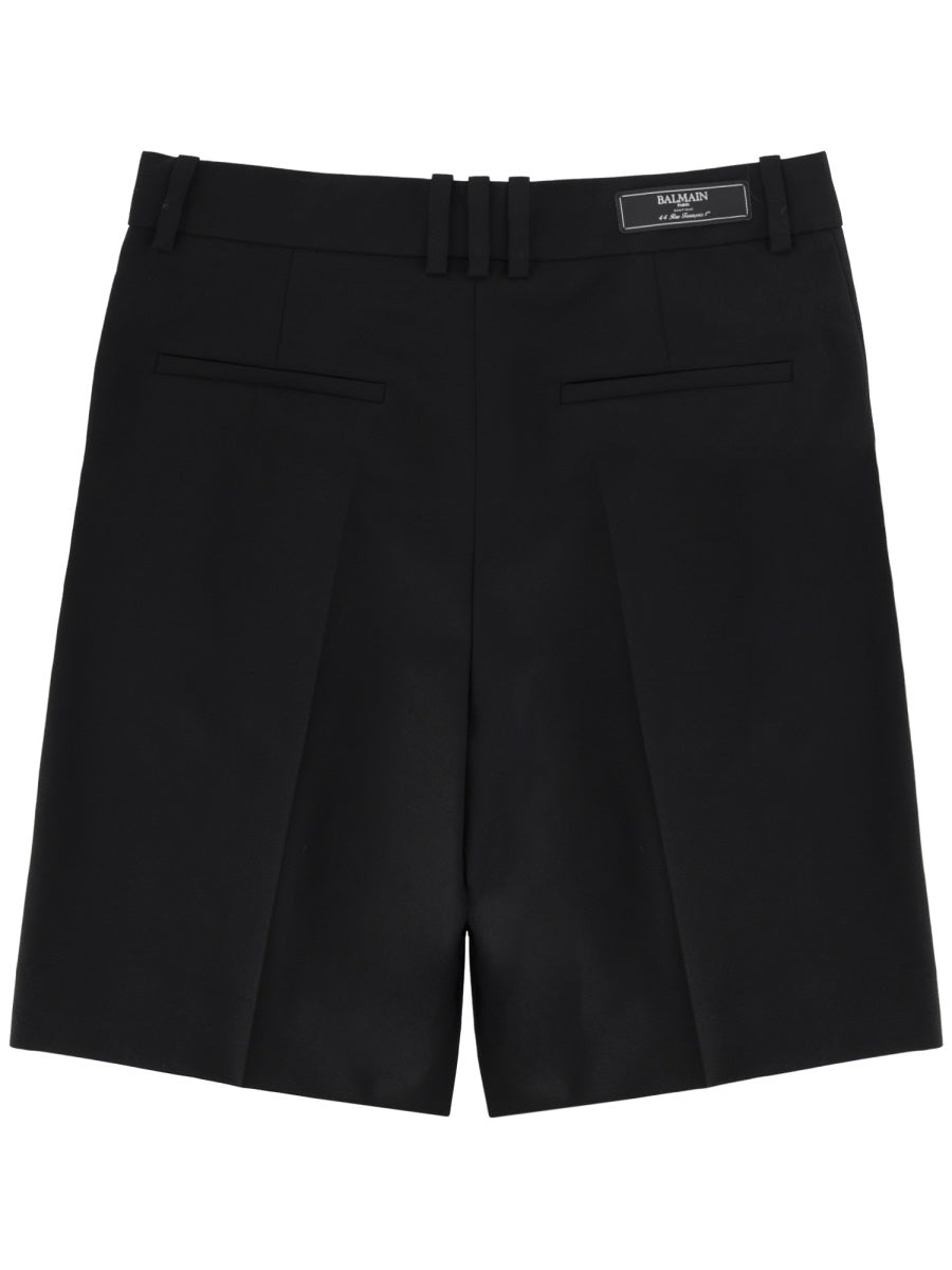 Balmain Men Wool Tailored Shorts BALMAIN