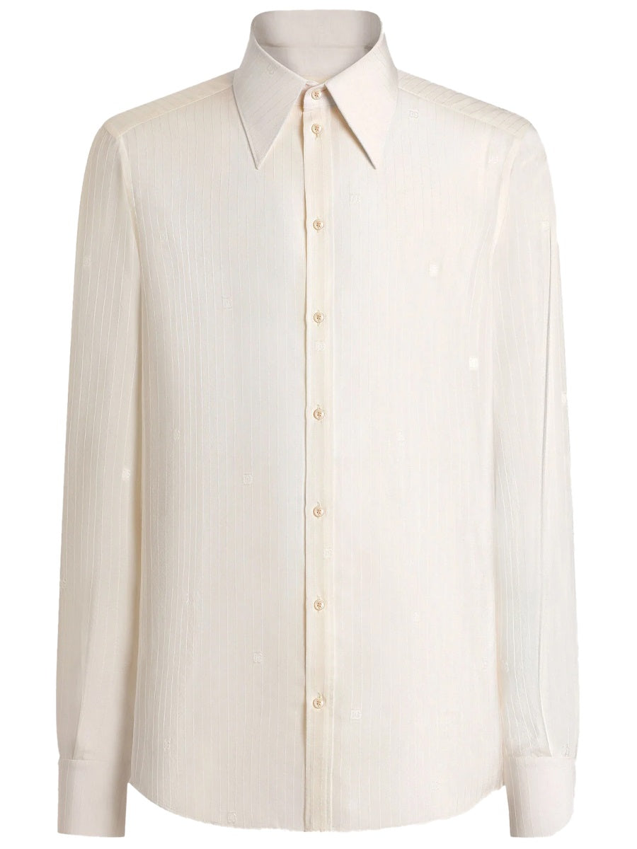 Dolce & Gabbana Men Silk Shirt DOLCE & GABBANA