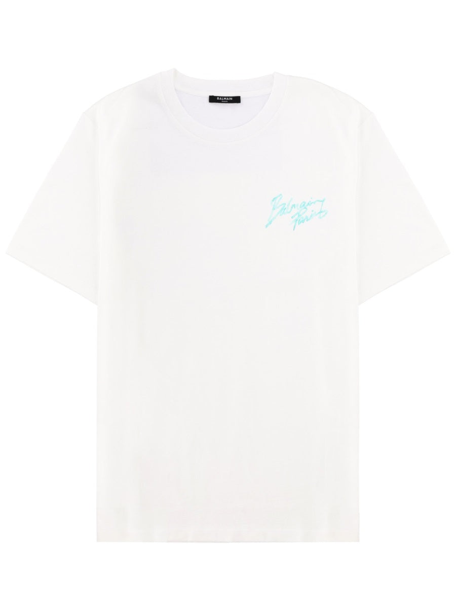Balmain Men T-Shirt With Logo BALMAIN