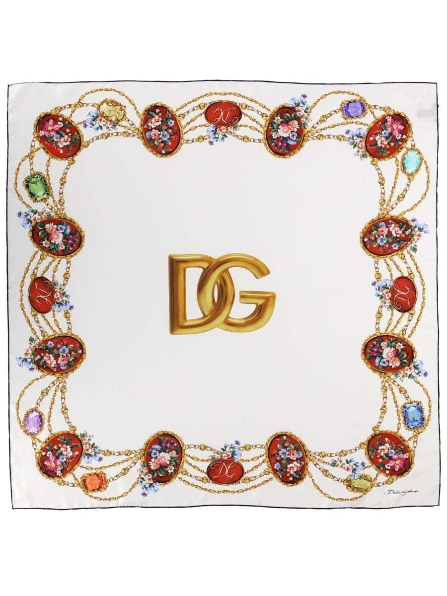 Dolce & Gabbana Women Silk Scarf DOLCE & GABBANA