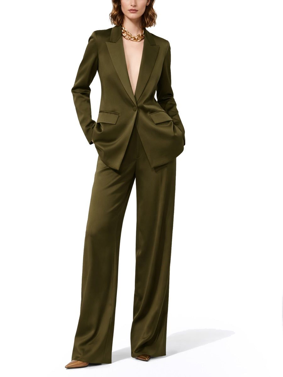 Max Mara Studio Women Blazer In Envers Satin MAX MARA STUDIO