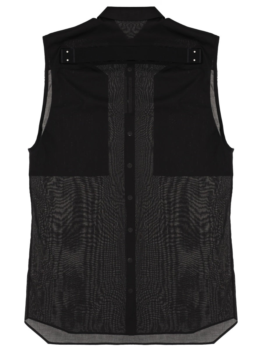 Rick Owens Men Sleeveless Shirt "Jumbo Sl" RICK OWENS
