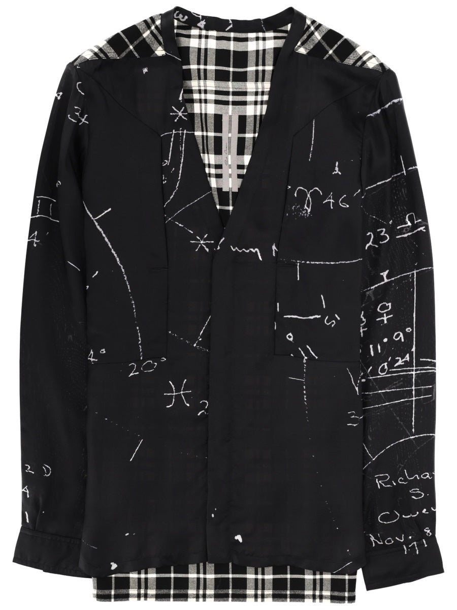 Rick Owens Men "Larry Fogpocket" Shirt RICK OWENS