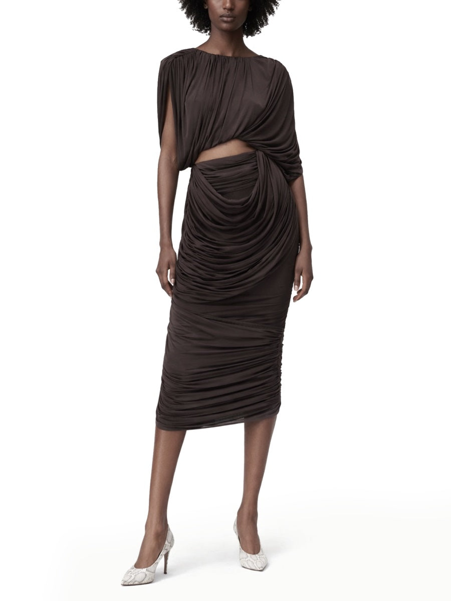 Magda Butrym Women Cupro Midi Skirt MAGDA BUTRYM