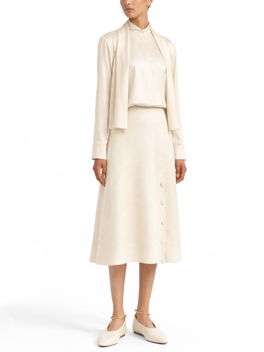 Jil Sander Women "132" Shirt With Bow JIL SANDER