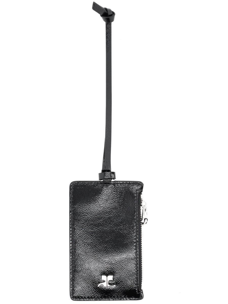 Courreges Women Card Holder "Naplack" COURREGES