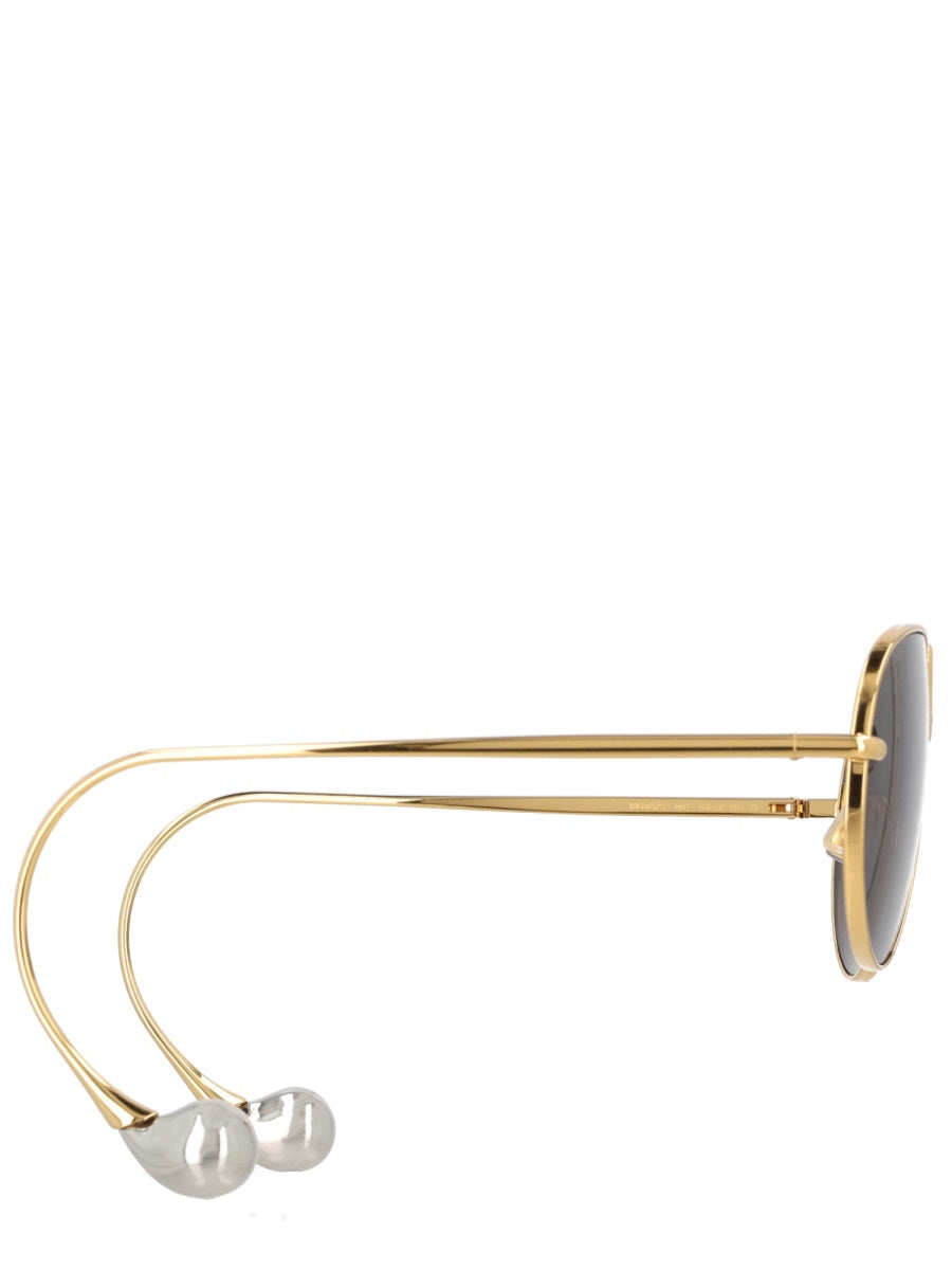 Bottega Veneta Women "Aviator Drop" Sunglasses BOTTEGA VENETA