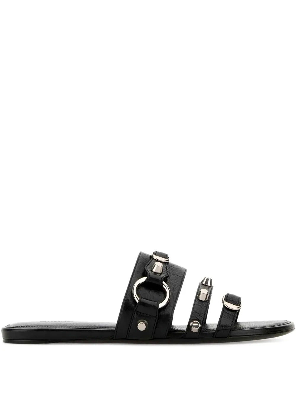 Balenciaga Women City Flat Mule In Arena Lambskin BALENCIAGA