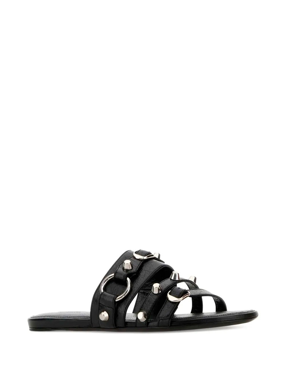 Balenciaga Women City Flat Mule In Arena Lambskin BALENCIAGA
