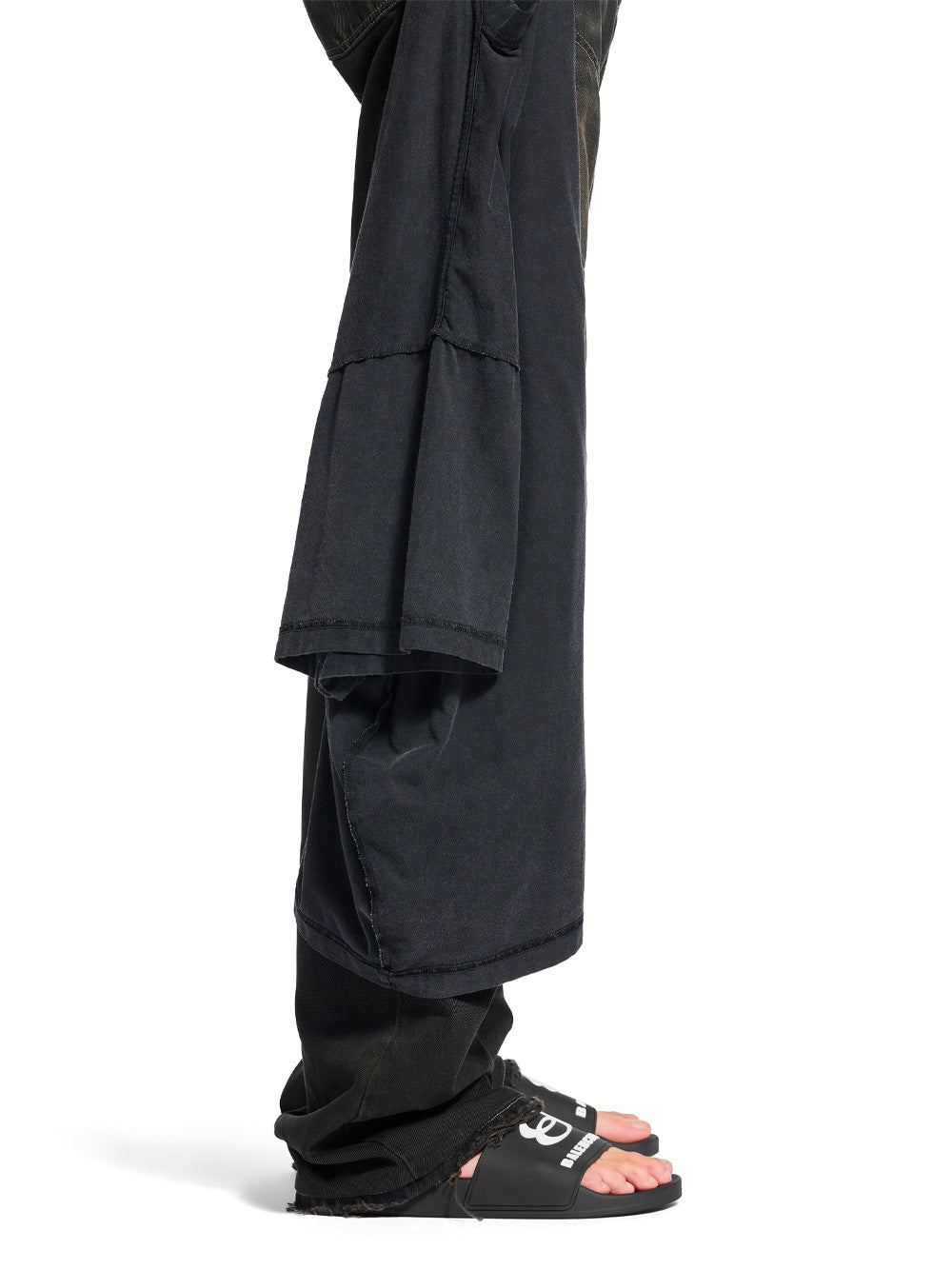 Balenciaga Men Pool Slide Rubber Sandals BALENCIAGA